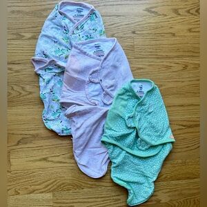 Swaddle Me swaddle SM/Md 0-3 months set of 3 swaddles